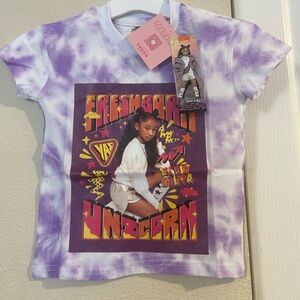 Tie-Dye Purple Graphic Tee for Kids -